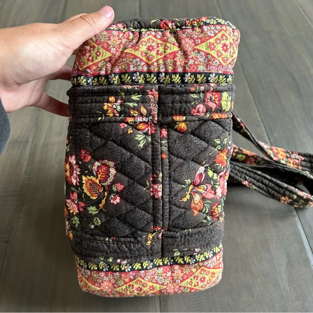 Vera Bradley Retired Brown Shoulder Bag - Picture 5 of 7